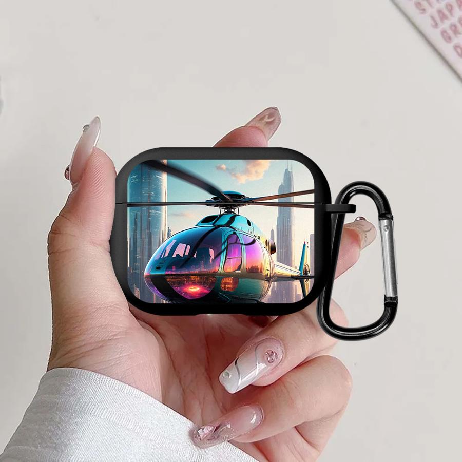Helicopter Earphone Cases Cover Case For Airpods Pro3 2 4 3 1 Pro Pro2