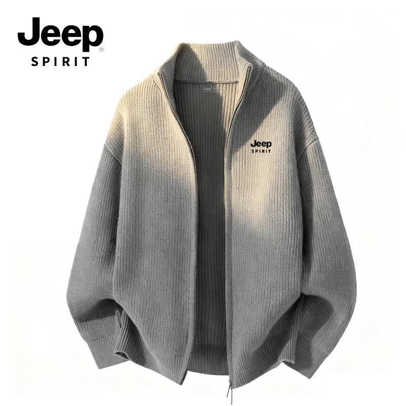 

JEEP SPIRIT Men s Winter Knit Cardigan Jacket 2XL