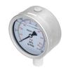 Y100BF 00.6MPa Radial Pressure Gauge Stainless Steel CorrosionResistant ShockResistant OilFilled