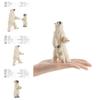 Standing Polar Bear Animal Miniature Pvc Figurines Set With Static Models For Home Decor And Collectors