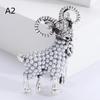 Cute Pearl Goat Animal Brooch 1Pcs Retro Style Lapel Pin for Women Sweater Accessory Perfect Party Gift for Friends