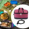 USB Lunch Box Packet Insulation Bag Meals Reheating with Zipper Electric Food Warmer Food Heating Bag for Working Travel Camping