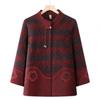 Women's Clothing Autumn and Winter Old Lady Woolen Old Clothes Winter Clothing Plush Thickened Jacket To Keep Warm