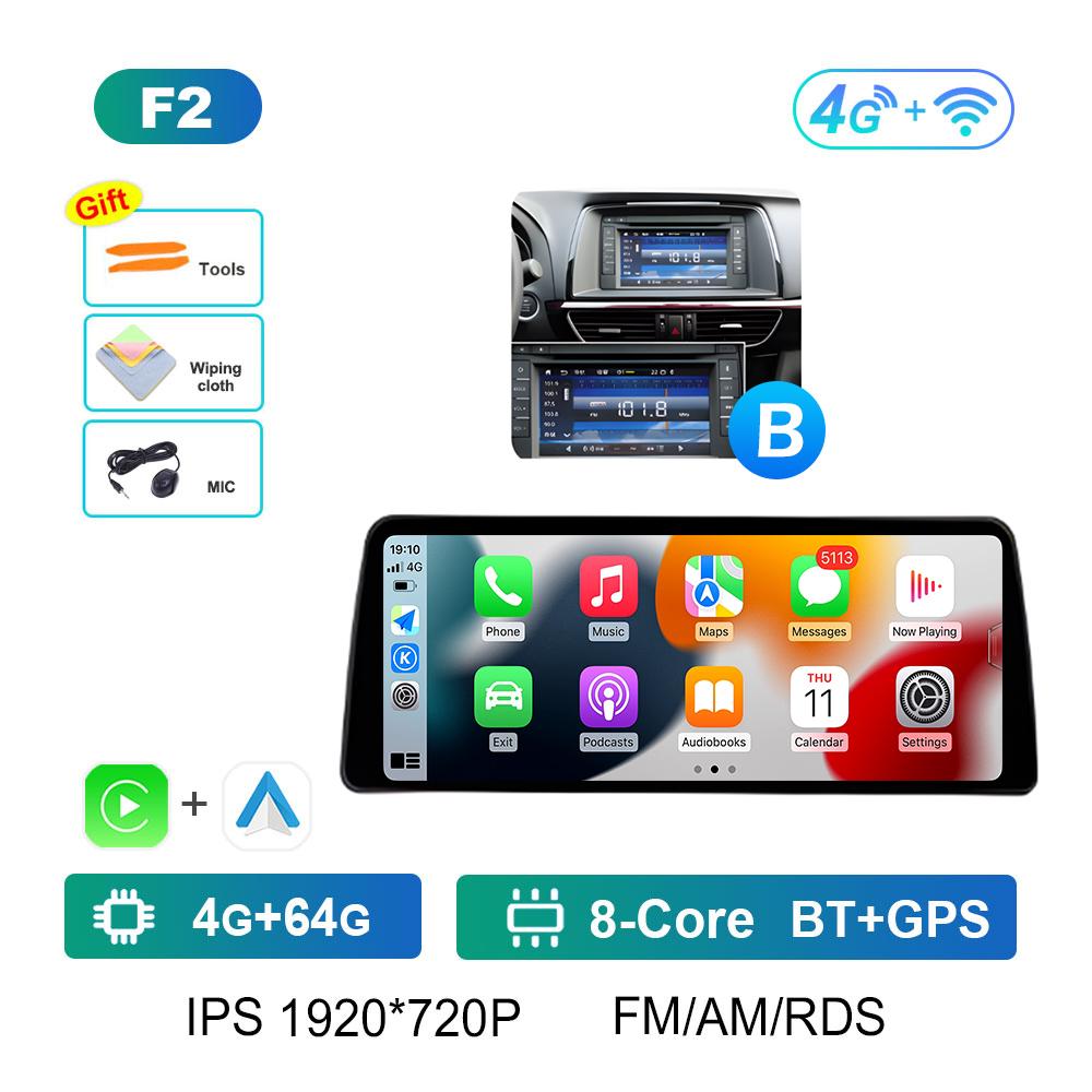 for Mazda ATENZA 2014 2015 - 2016 Car Multimedia Video Radio Player Wireless Carplay GPS Navigation Accessories Cooling fan WIFI