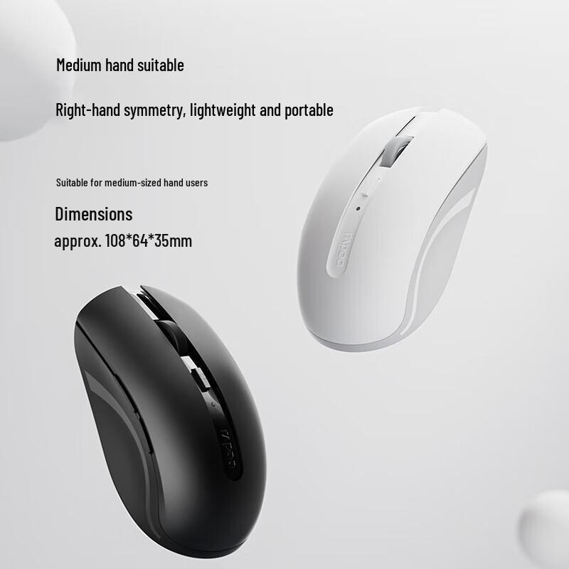 Rapoo M350G Multi-Mode Ergonomic Silent Wireless Mouse