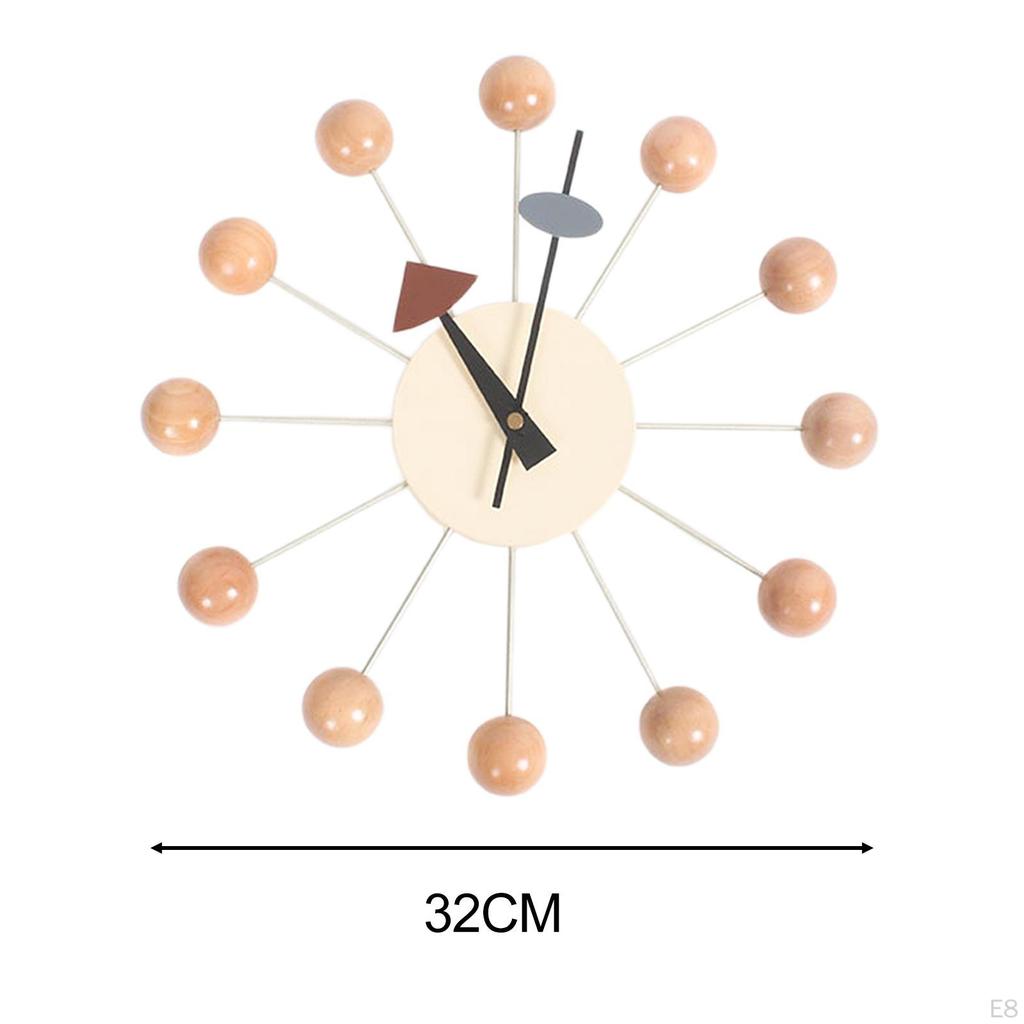 Chic Wooden Wall Clock with Timeless for Home Decor