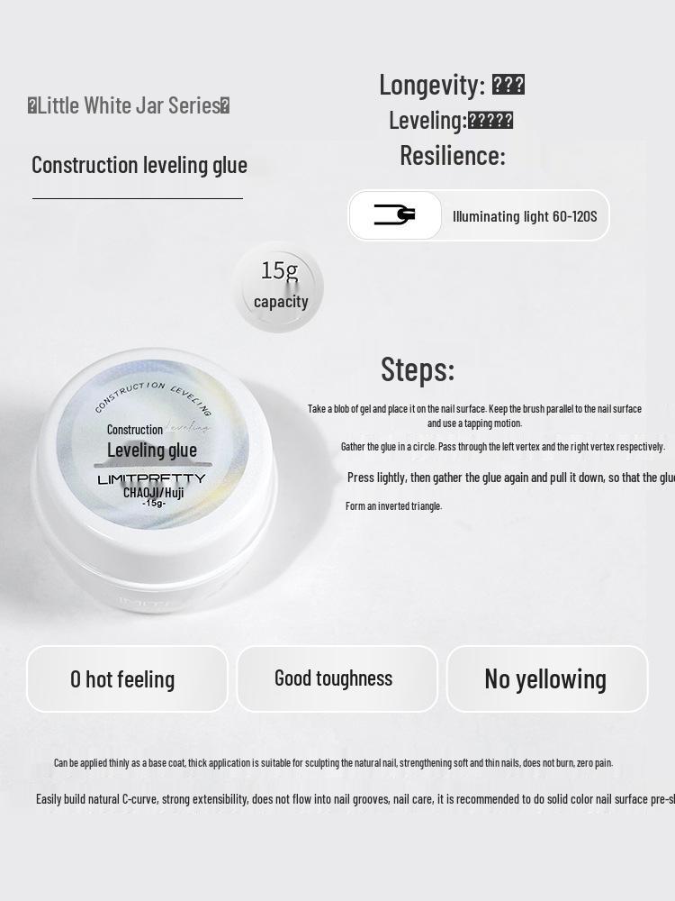 

Long-Lasting, Wear-Resistant Adhesive Gel for Rhinestones and Nail Art - Ideal for Nail Salons