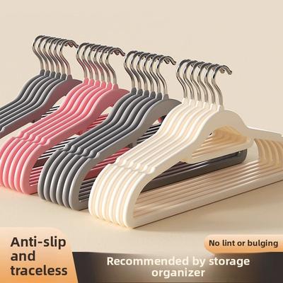 Cintre Ménager Suspendu Antidérapant Sans Marque Anti-épaule Angle Sèche-linge Vêtements Secs et Humides Double Usage