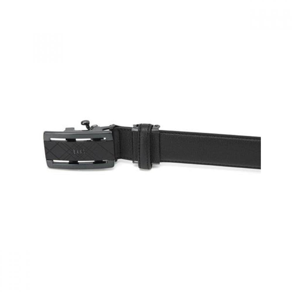 Daks Black Check Pattern Matte Buckle Automatic Belt Dbbe3e089bk