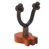 Guitar Hangers Hook Wall Mounted Beech Wood Iron and Rubber Guitar Holder Hook for Home Music Instrument Shops