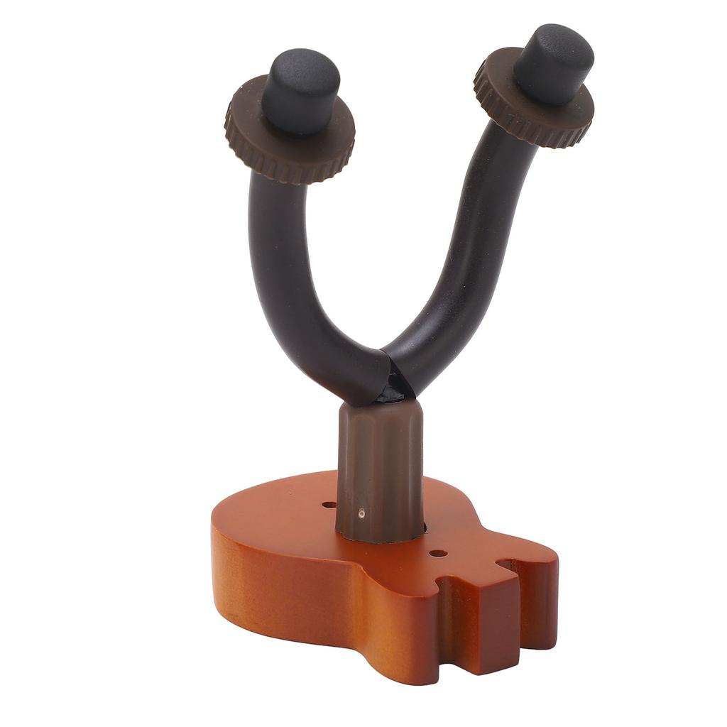 Guitar Hangers Hook Wall Mounted Beech Wood Iron and Rubber Guitar Holder Hook for Home Music Instrument Shops