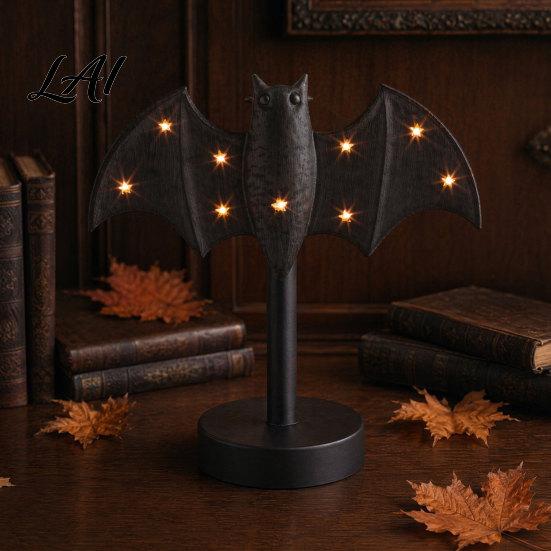 Halloween Table Centerpiece Gothic Witch Lantern Resin Tabletop Decor with Warm Glow Spooky Home Light for Shelf Desk Party Haunted House Ambiance