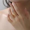 Hollow Hummingbird Rings for Women Stainless Steel Fashion Bird Adjustable Ring Elegant Party Jewelry Gift Wholesale