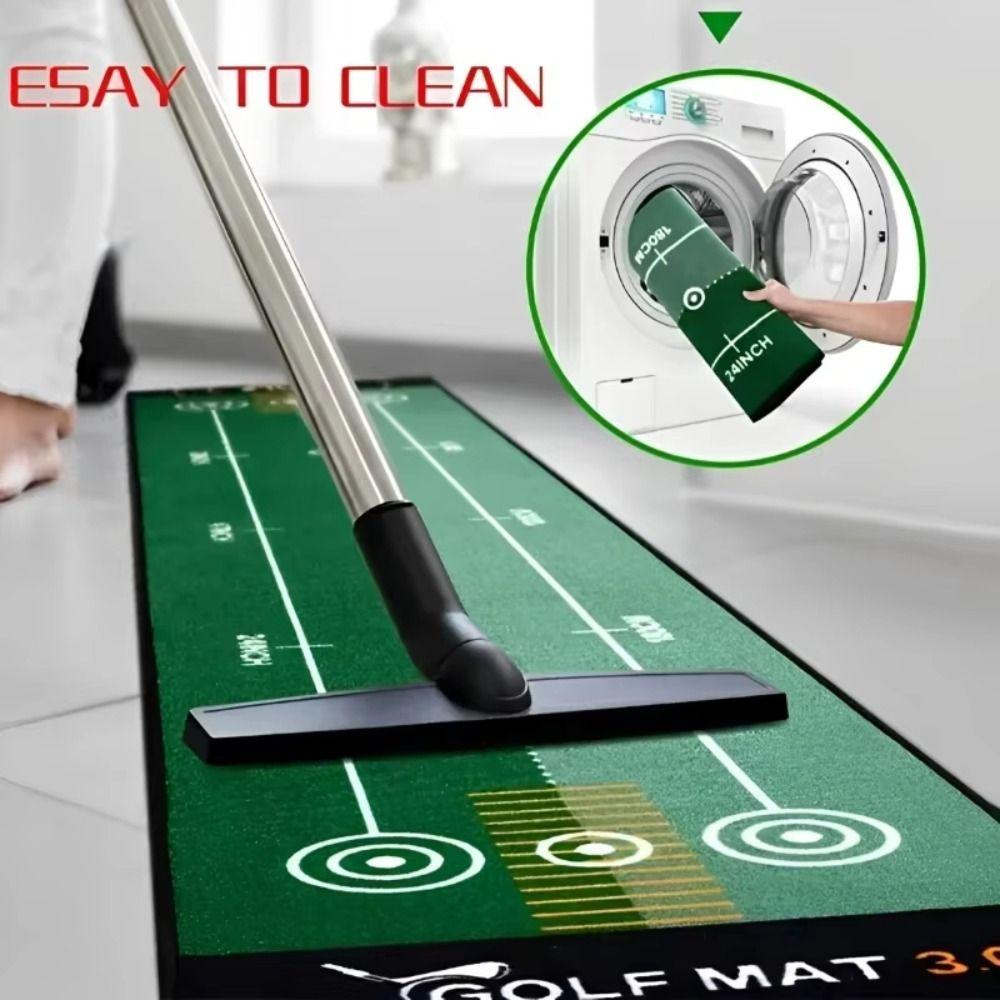 Anti-Slip Golf Training Pad 50X300cm Golf Hitting Mat Golf Putting Green Blanket  Indoor