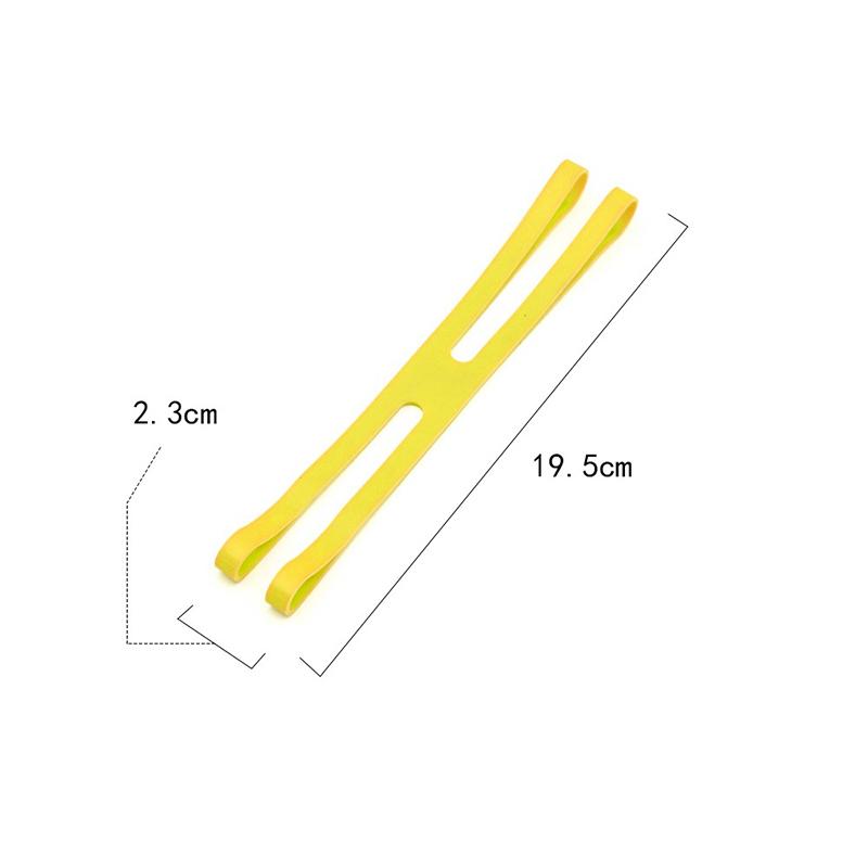 Outdoor Camping Tableware Storage H-Shaped Silicone High Elasticity Elastic Rubber Wrapping Bands Versatile For Outdoor Gear