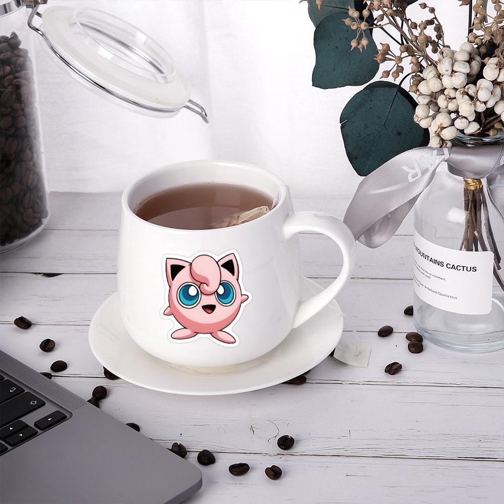 50 Pokemon Doodle Stickers Luggage Refrigerator Helmet Mobile Phone Kettle DIY Decorative Stickers