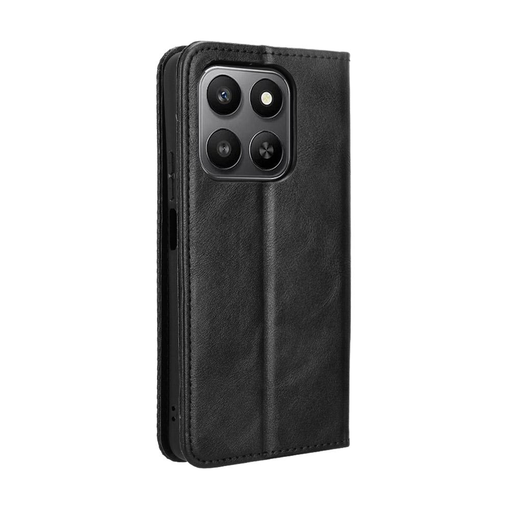 For Honor 400 Smart Leather Case Wallet Stand Retro Texture Phone Cover