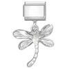 New Bow Crown Butterfly Heart Key Cherry Pendant Italian Charm Link Stainless Steel Fit 9MM Bracelet Women Men DIY Making Gifts