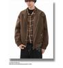 Men's Retro Plaid Stand-Up Collar Jacket - Autumn/Winter Trendy Couple Top