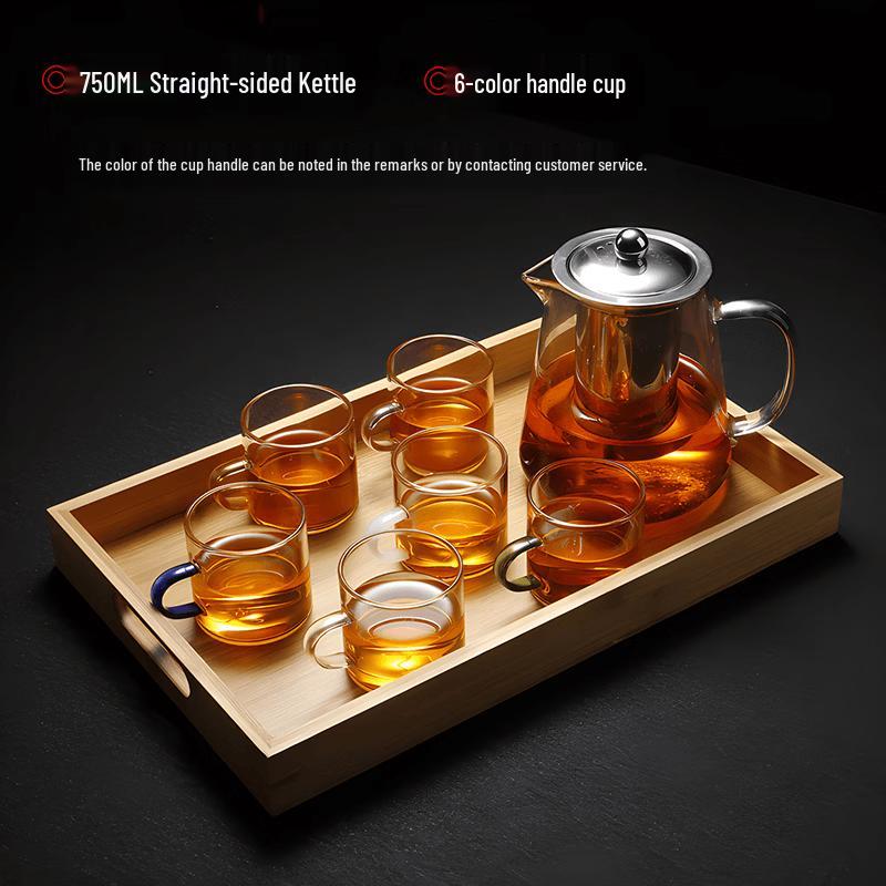 Youluo 2026 Small Glass Teapot with Tea Infuser