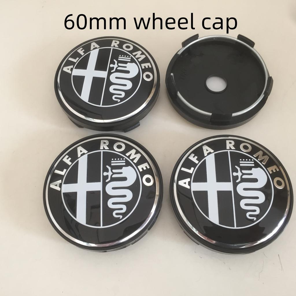 4 Stück 56mm 60mm 68mm Für Alfa Romeo 147 156 159 Autoemblem Radnaben-Mittelkappe Abzeichen Abdeckungen Aufkleber Decals Styling-Zubehör