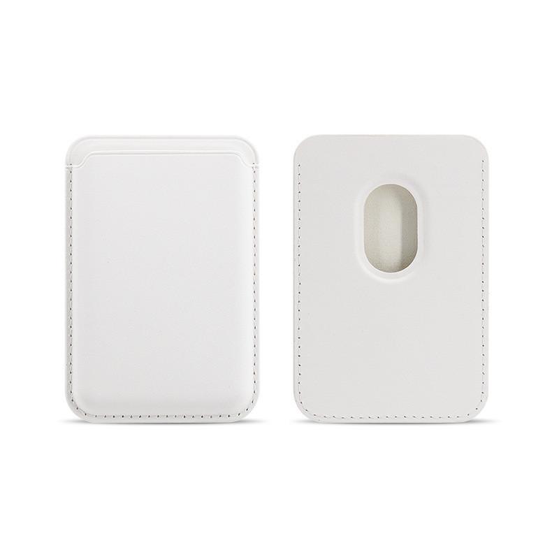 Elegante Tarjetero Antigolpes Magsafe Para 14 13 Y 15 Pro En Rojo Cereza