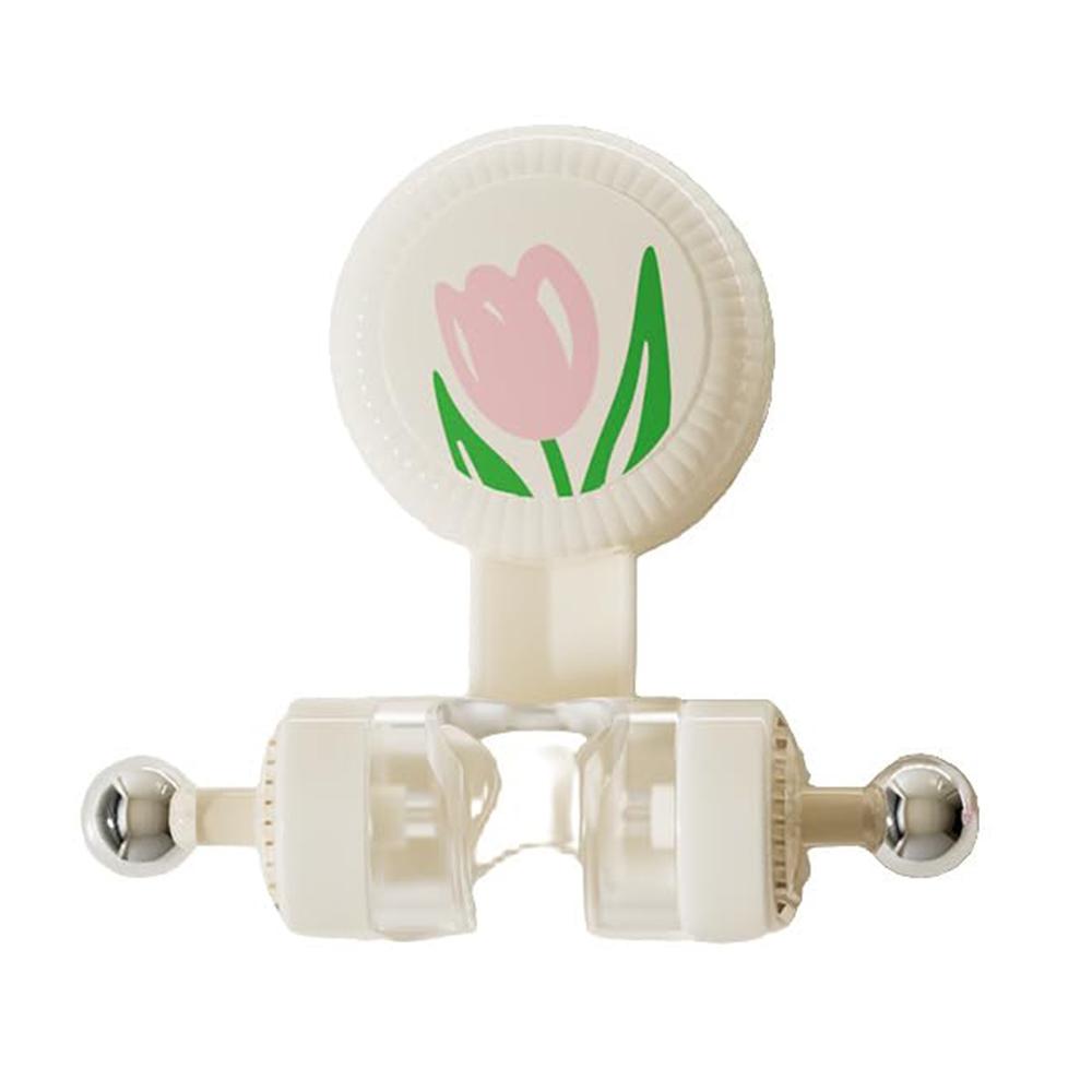 Tulip Shape Suction Cup Shower Head Holder Drill Free Wall Mount Shower Head Support A