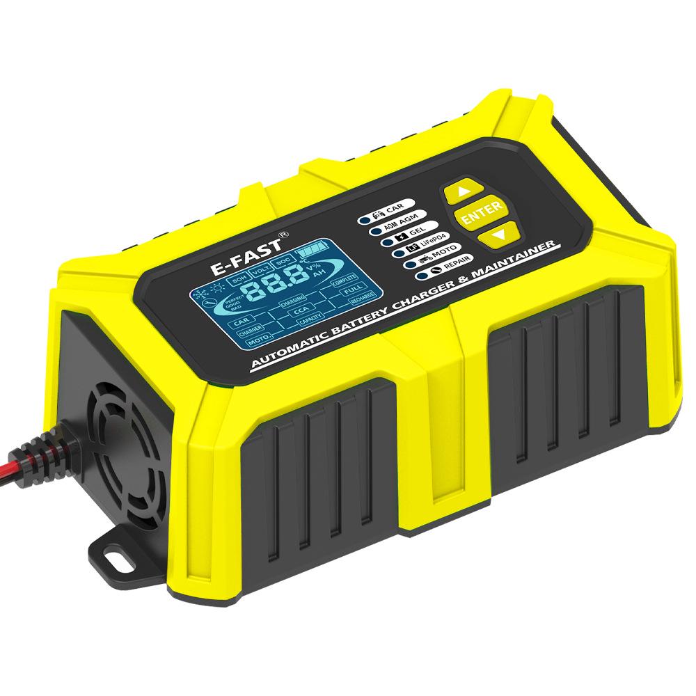 E-FAST 12V 6A Smart Battery Charger & Tester Combo