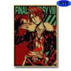 Vintage Anime Posters Kraft Paper Poster HD Prints Home Bar Decoration Painting Wall Art Decor Fans Collection