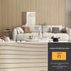 Self-Adhesive Wood Grain Embossed Wall Panel - Waterproof & Moisture-proof Decoration for Living Room.