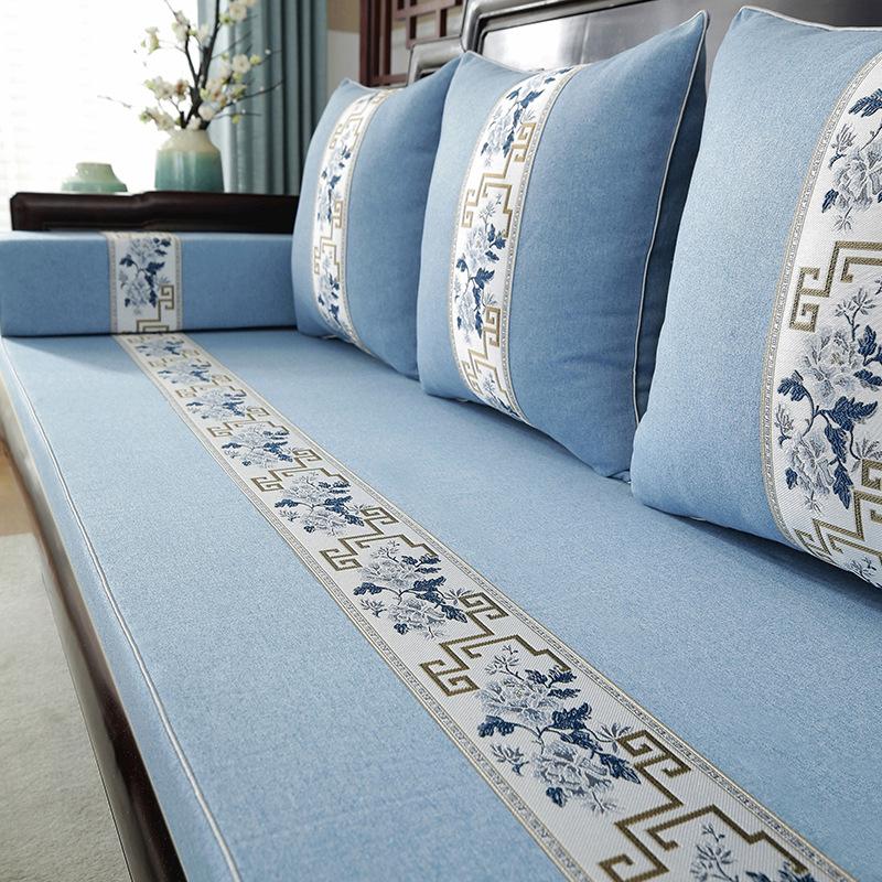 Sofakissen aus Palisanderholz, neue Möbel aus Massivholz im chinesischen Stil, rutschfest, verdicktes Sitzkissen aus hochdichtem Schwamm