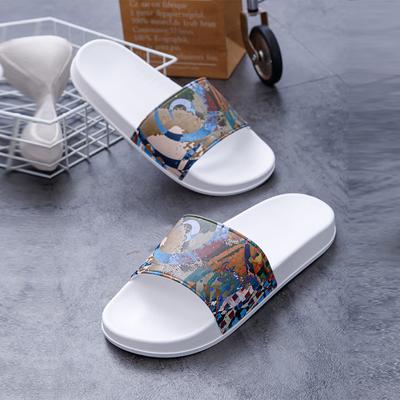 Luxury New Men's and Women's Slippers Summer Fashion Couple Style Cool and Soft Sole Indoor and Outdoor Anti Slip Beach Shoes
