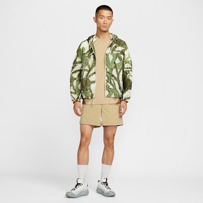 Nike ACG Jackets Men's Light Khaki/Moss Wood Brown/Mountain White Hood