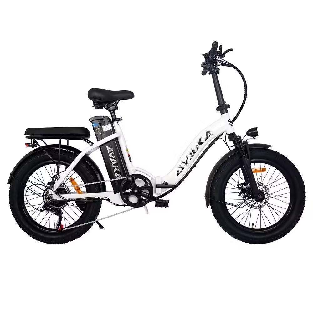 AVAKA BZ20 Plus 20" městské elektrokolo se zadním sedadlem, 500W, 48V 18,2Ah, 32 km/h, skládací design, IP54, Shimano 7rychlostní, dvojitá kotoučová brzda