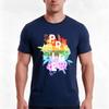 Floral Pride TShirt Summer Casual Cotton Tee Oversized Streetwear Tops Vintage Graphic Print Loose Fit Short Sleeve