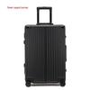 Patterned Journey H2090 Aluminum Frame Spinner Suitcase