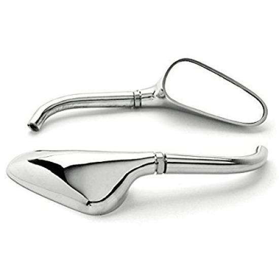 

Szmsmy Universal Custom Chrome Motorcycle Golf Club Mirrors Free Adapter Mirrors Fit Most and Kawasaki Cruisers - Suzuki, Honda,