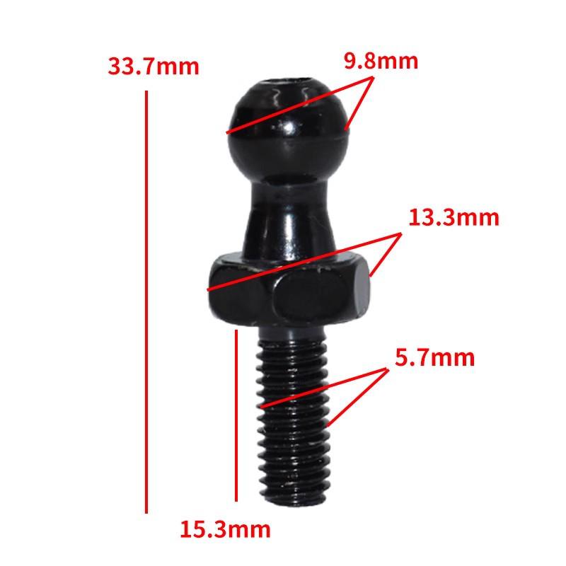 Motorhauben-Stützstange hydraulisch Kugelgelenk für Heckklappe Kofferraum