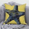 Juste de coussin de canapé bleu, taie d'oreiller, décoration de chambre à coucher, océan, mer, animal