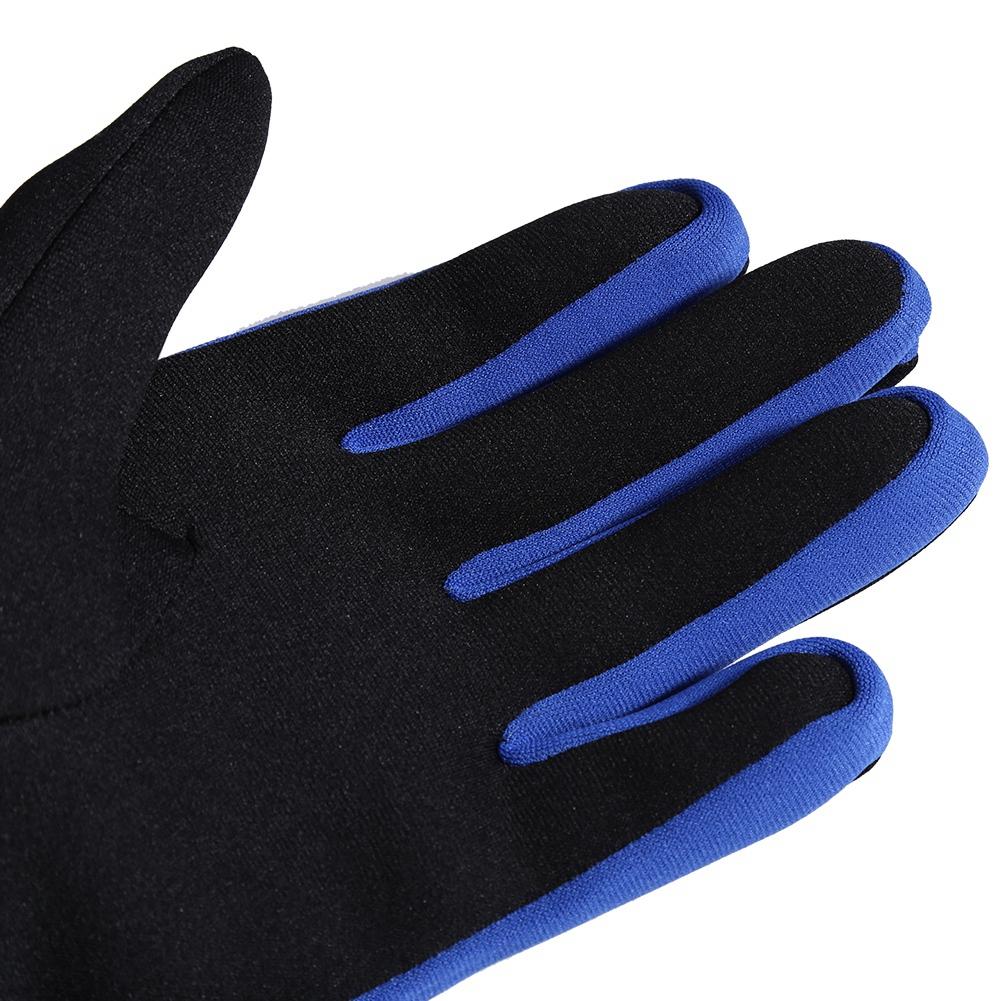 1PairCelsiusSet Diving Neoprene Snorkeling Kayaking Surfing Sport Hook And   Gloves Black Blue M
