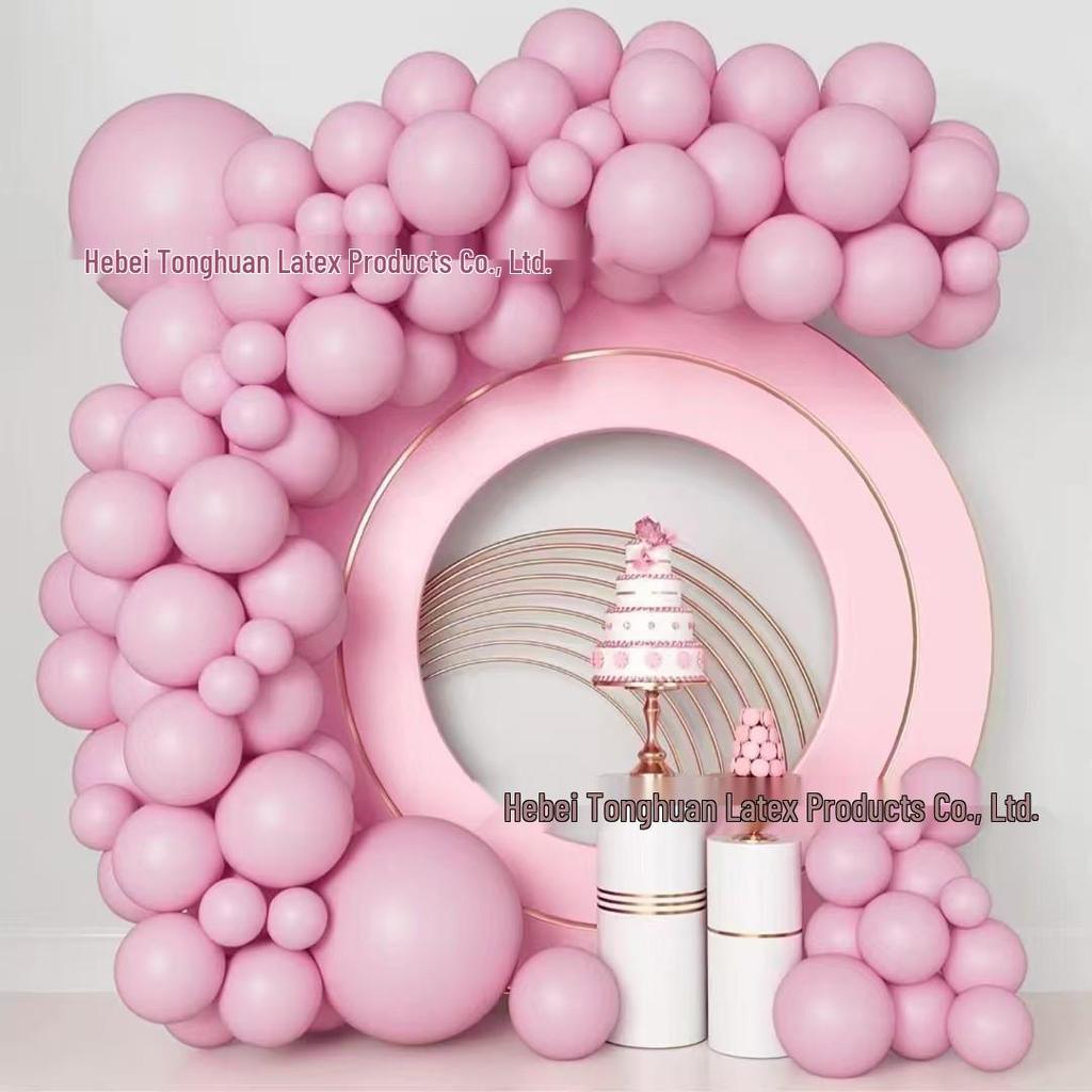 Conjunto de Balões Macarons Matte e Metálicos para Decorações de Festa de Aniversário Multicena