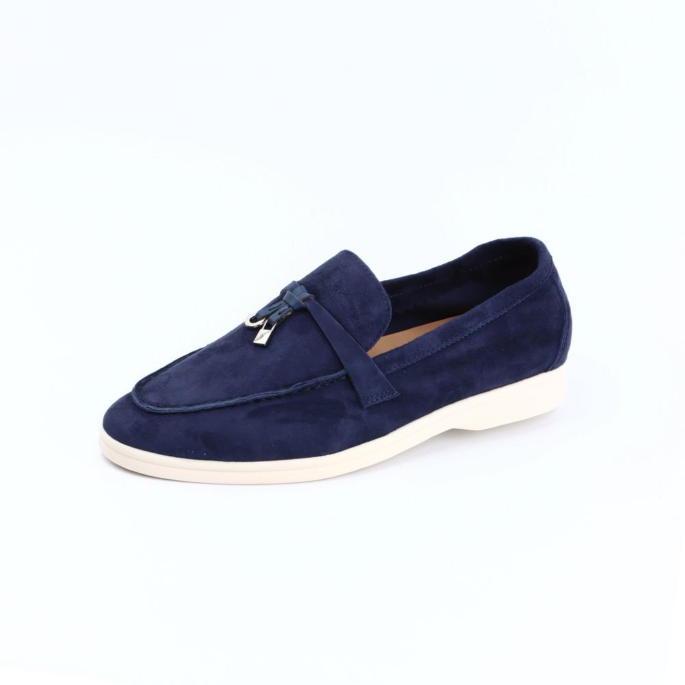 

Women Suede Loafer Summer Walking Casual Moccasins Flat Loafer Men Lazy Shoes Fashion New Design Slip on Loafer Unisex 45 королевский синий