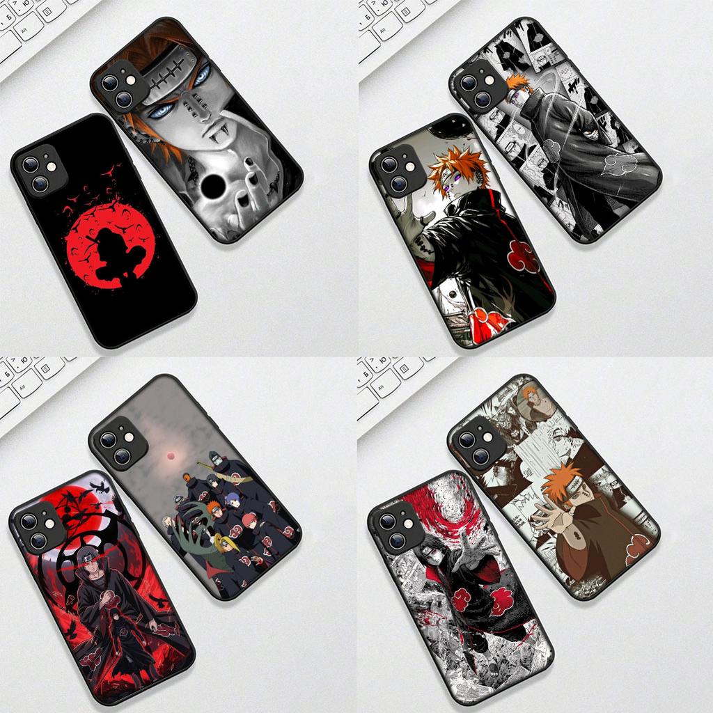 Cover for Samsung Galaxy S22 S21 S20 Fe Ultra S9 Plus + A13 A22 M21 M31 M55 M15 Phone Case Pain Itachi Uchiha Narutos Akatsuki