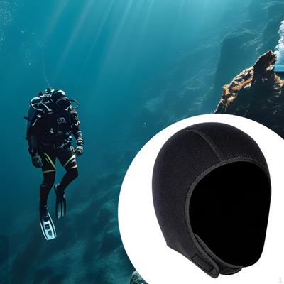 Tauchen Haube Neopren Neoprenanzug 3mm Stretch Ergonomische Kopf Abdeckung Schwimmen Kappe Dive für
