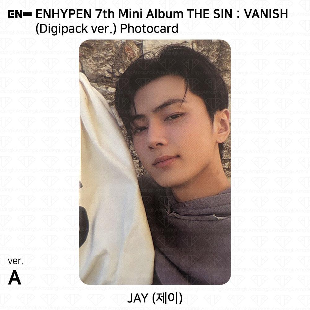 ENHYPEN Das 7. Mini-Album THE SIN:VANISH Digipack-Version. Fotokarte KPOP K-POP