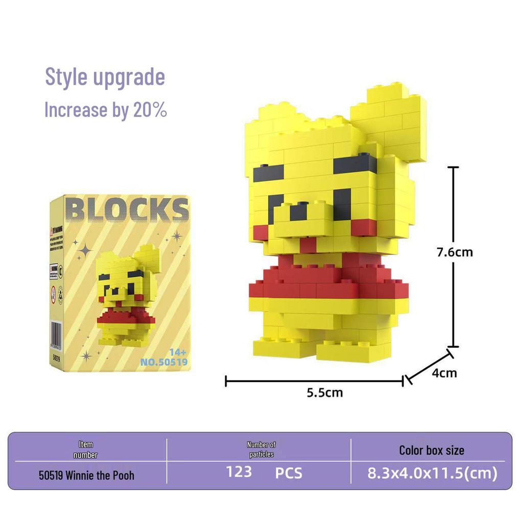 Children's 3D Puzzle Building Blocks - Compatible with Lego, Educational Toys for Girls