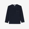 Lacoste Men's Stitch Crew Neck Pocket Long Sleeve Brushed T-shirt TH367E-55NHDE