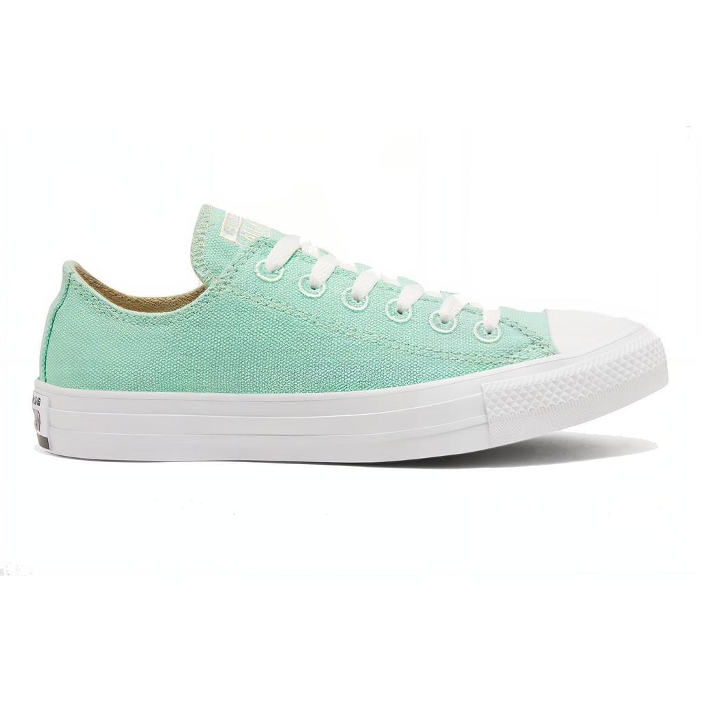 Converse Chuck Taylor All Star Bekväma Låga Sneakers i Canvas Unisex Grön 166745C