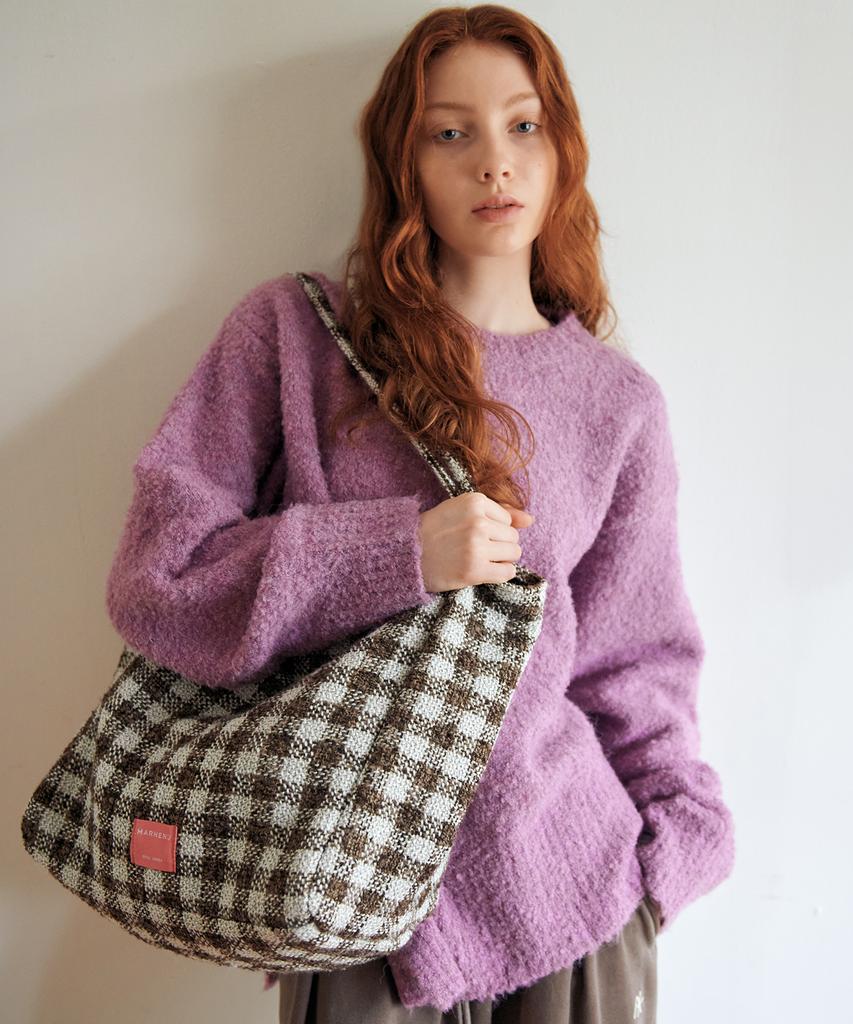 Marhen.J Moana Check Large Shoulder Bag