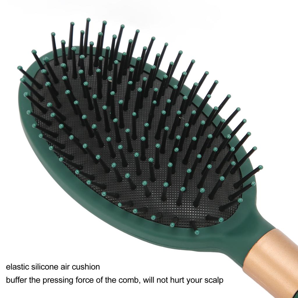 Air Cushion Massage Hair Brush Detangling Styling Matt Ergonomic Handle for Straight Curly Hair Round